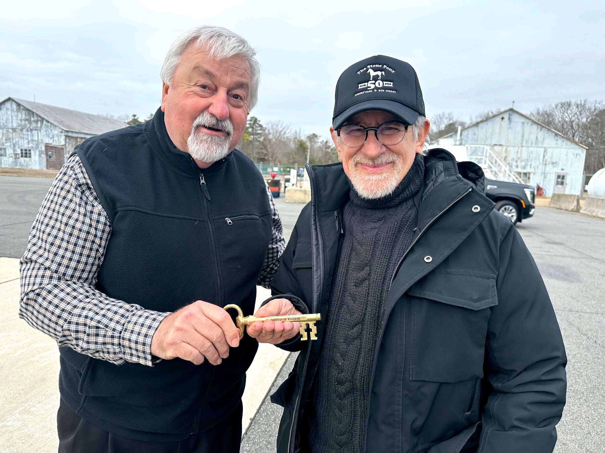 Academy Award-winning director Steven Spielberg Filming in Woodbine
